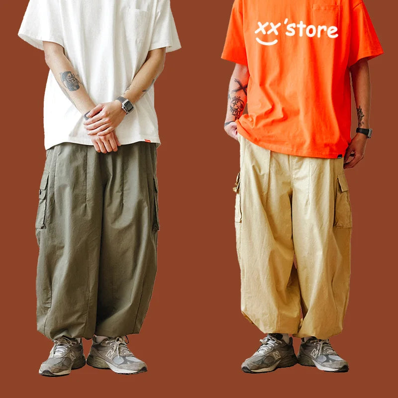 Multi-Pocket Oversized Cargo Pants