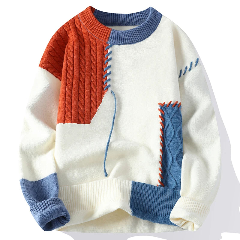 Wool Pullovers Men's Fashion Sweater