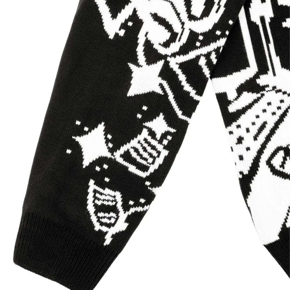 Anime Girl Vintage Knitted Sweater