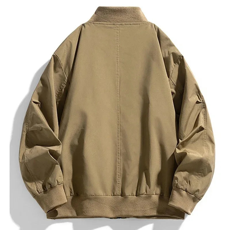 Plus Size Jacket Men's Pocket Loose Fashion Brand Coat