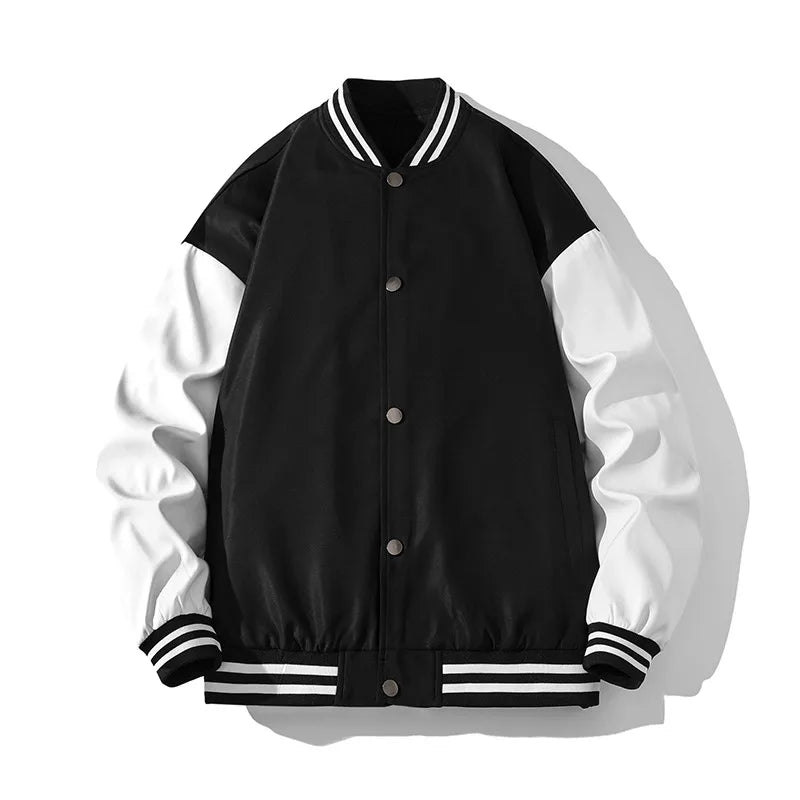 Spring Autumn Men's Pilot Couple Baseball Jacket