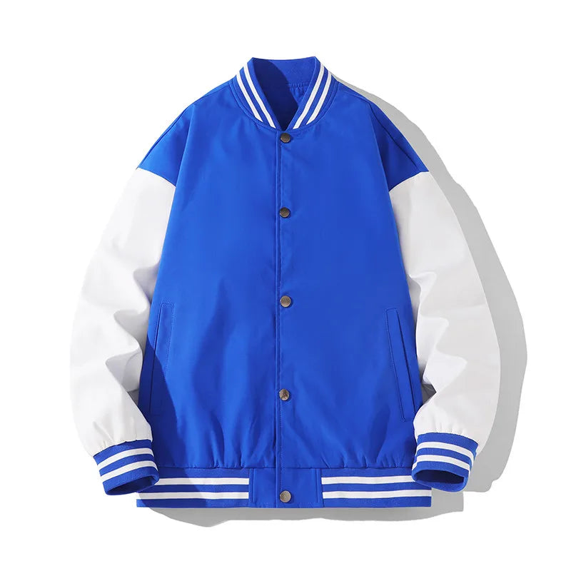 Spring Autumn Men's Pilot Couple Baseball Jacket