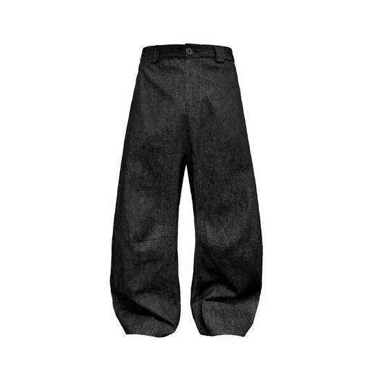 High Waist Women's Jeans Vintage Wide Leg Denim Trousers