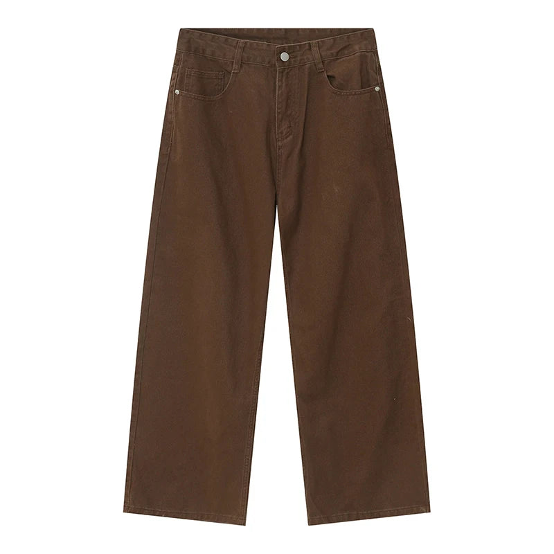 Baggy Men Jeans Casual Loose Male Straight Denim Pants