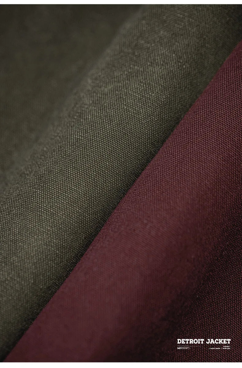Retro Corduroy Collar Heavyweight Detroit Jacket