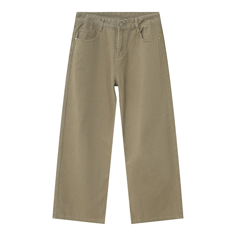Baggy Men Jeans Casual Loose Male Straight Denim Pants