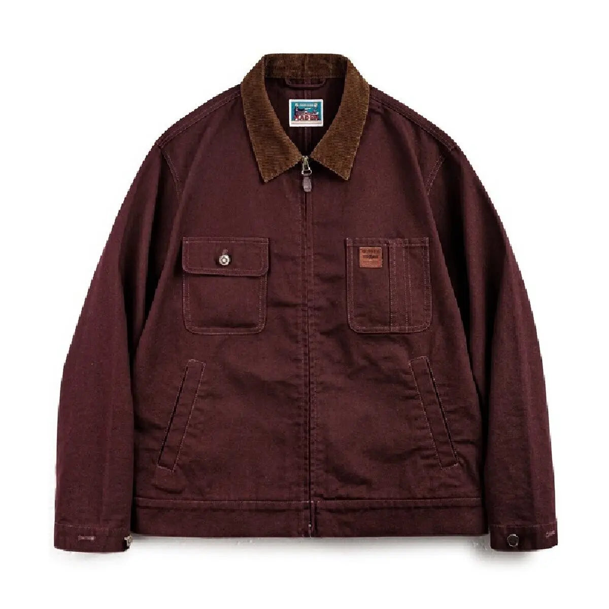 Retro Corduroy Collar Heavyweight Detroit Jacket