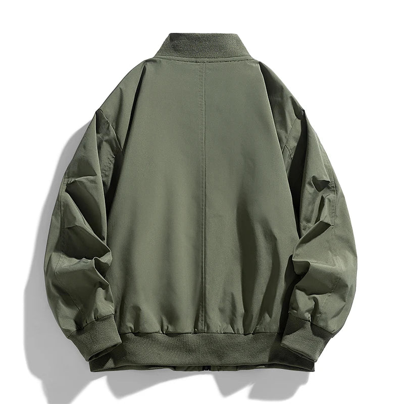 Plus Size Jacket Men's Pocket Loose Fashion Brand Coat