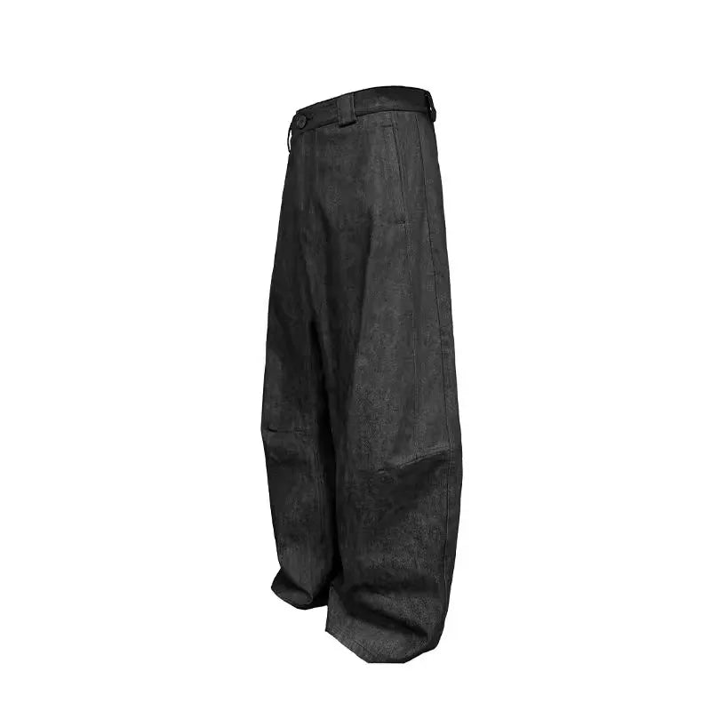 High Waist Women's Jeans Vintage Wide Leg Denim Trousers