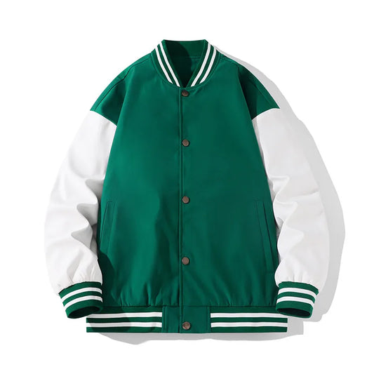 Spring Autumn Men's Pilot Couple Baseball Jacket