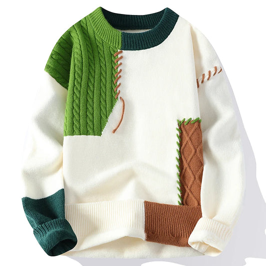 Wool Pullovers Men's Fashion Sweater
