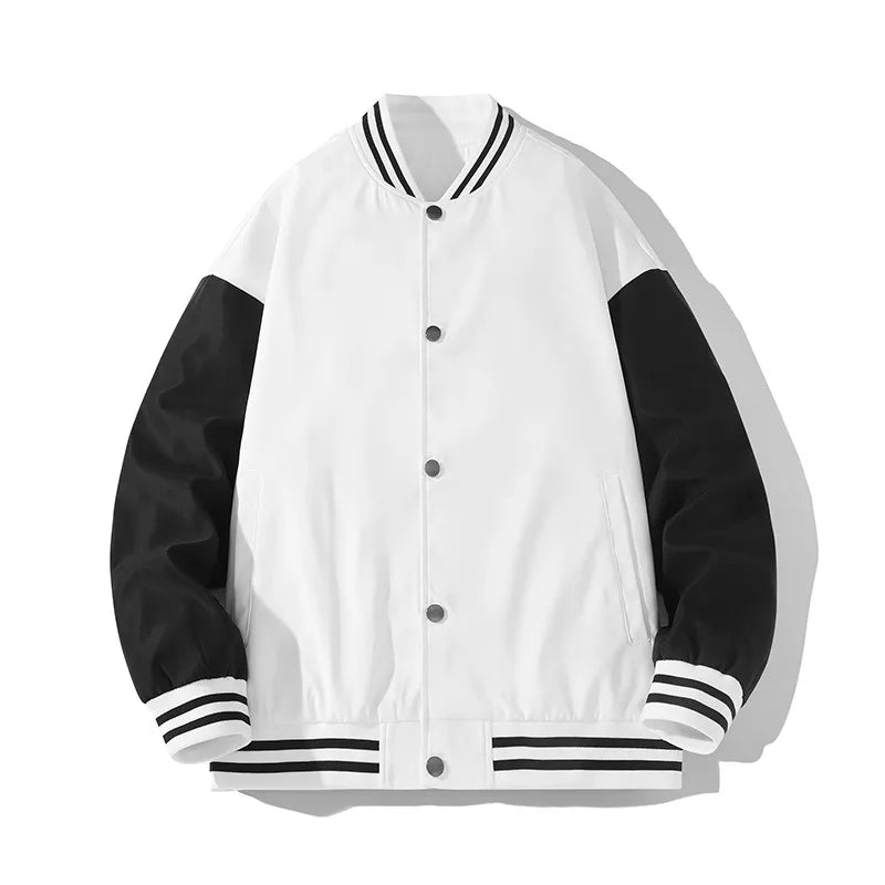 Spring Autumn Men's Pilot Couple Baseball Jacket